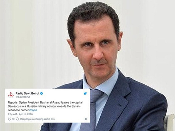 Tổng thống Assad và gia đình đã chạy khỏi Syria?