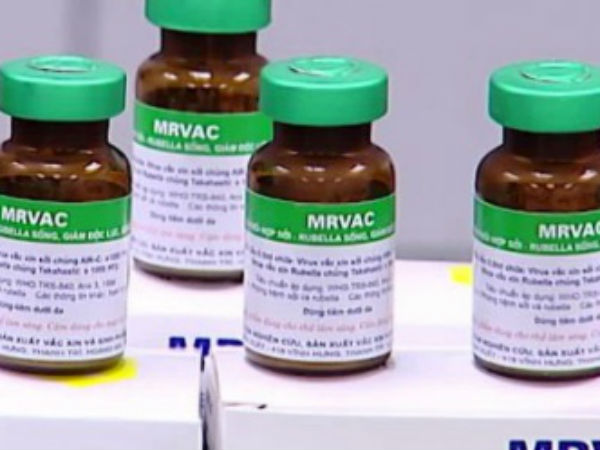 Văcxin sởi-rubella do Việt Nam sản xuất được đưa vào tiêm chủng mở rộng
