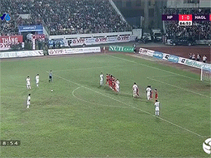 Xuân Trường ghi bàn đẹp nhất tháng 3 V.League