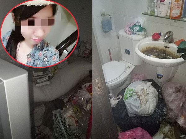 Gái xinh khiến chủ nhà kinh hãi khi ở bẩn đến mức này