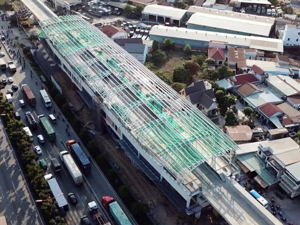Hai nhà ga metro đầu tiên của TP HCM sắp hoàn thành