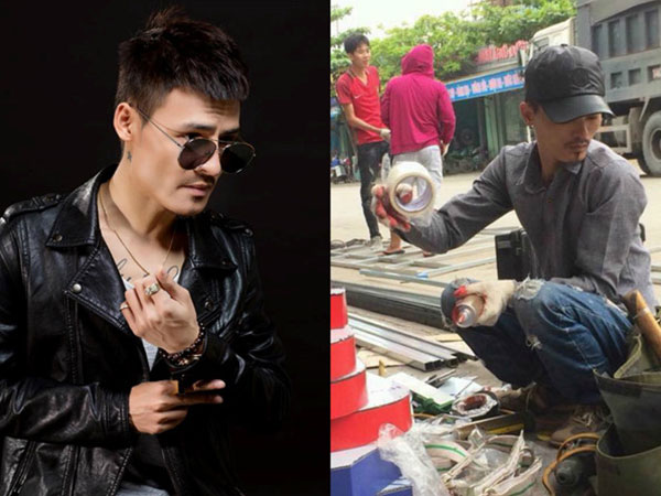 Hoa Vinh lên tiếng về bức ảnh được cho là chụp thời làm thợ xây