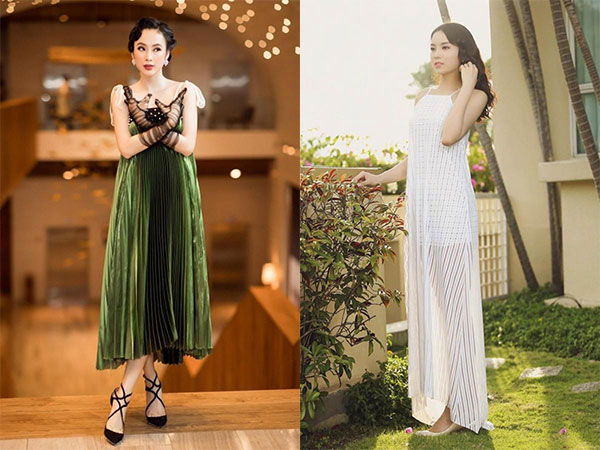 Maxi tưởng dễ mặc, nhưng cao như Angela Phương Trinh, Kỳ Duyên vẫn bị dìm dáng!