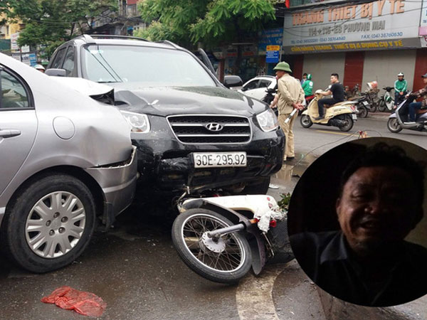 Ô tô tông liên hoàn ở cổng sau BV Bạch Mai: Cô gái tử vong khi đi mua cơm cho mẹ và em