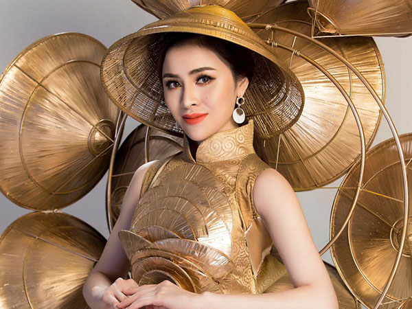 Cận cảnh 'Trang phục sinh thái' Thư Dung đem đi tranh tài tại Miss Eco International 2018