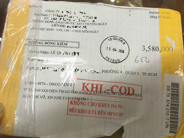 Rộ chiêu lừa trúng phiếu giảm giá, giao hàng hiệu tận nhà