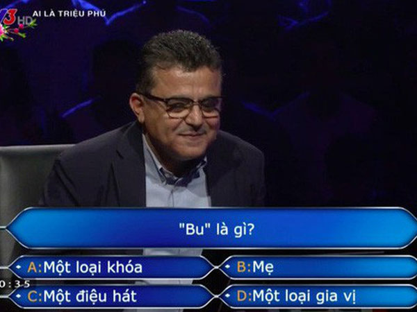 Ai là triệu phú: Câu hỏi vừa đưa ra đã khiến người chơi 'đứng hình'