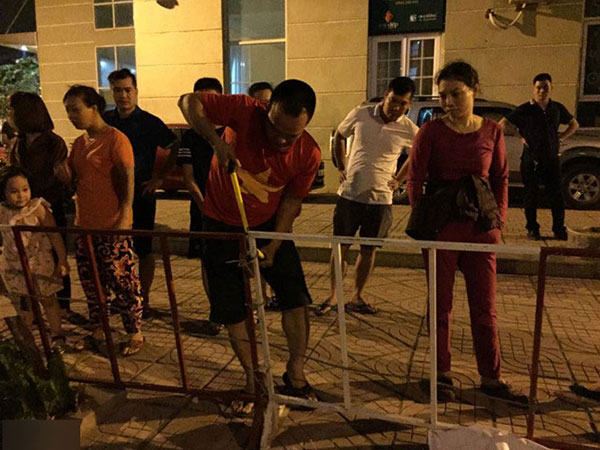 Công an vào cuộc vụ xô xát giữa cư dân Goldmark và Vinaconex 7
