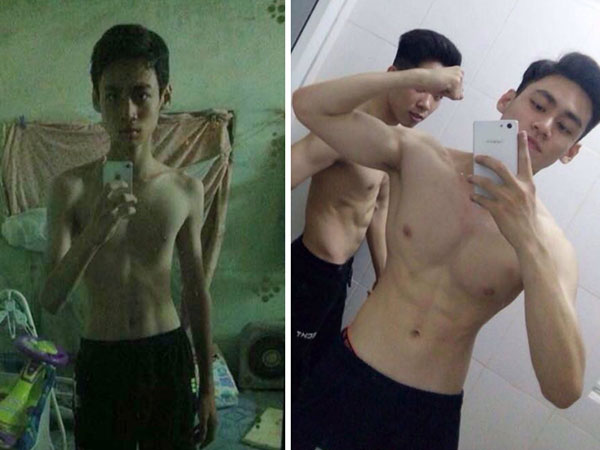 10X quyết tâm tăng 20kg chỉ trong nửa năm, xem ảnh ai cũng xuýt xoa vì lột xác quá!