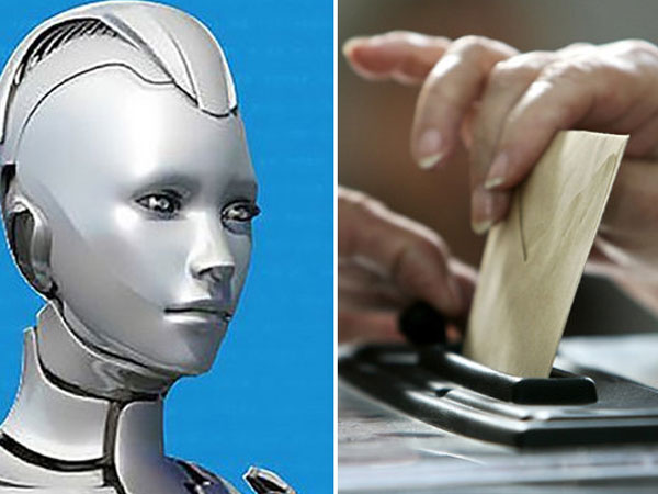 Robot đầu tiên thế giới tranh cử chức thị trưởng Nhật Bản