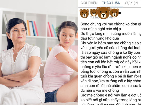 Dân mạng hiến kế để cô gái trẻ đối phó với việc bị mẹ chồng so sánh với người yêu cũ