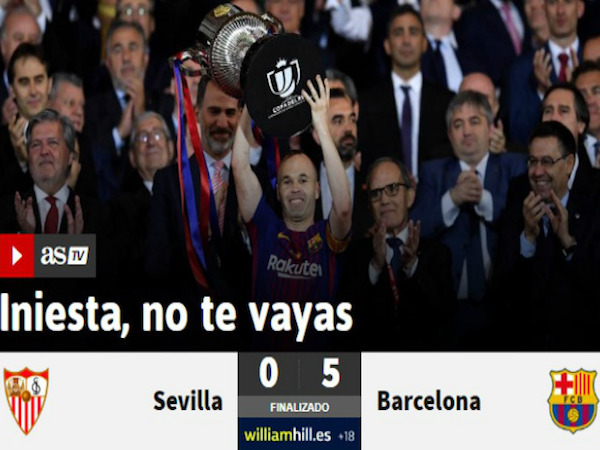 Barcelona vô địch: La Liga ngợi ca 'kỷ niệm 30', báo chí thế giới tri ân Iniesta