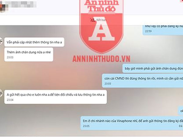 Kẻ lừa đảo lợi dụng việc nộp ảnh chân dung thuê bao điện thoại để trục lợi?