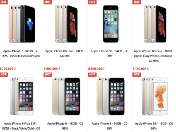 iPhone đời cũ tiếp tục rớt giá