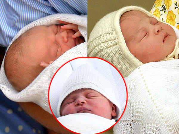 Nhìn ảnh mới sinh của 3 tiểu công chúa, hoàng tử nhà Công nương Kate, ai cũng tưởng anh em sinh 3 vì quá giống nhau