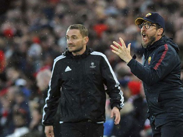 HLV Di Francesco: ‘Roma sẽ lột xác khi đấu Liverpool ở lượt về’