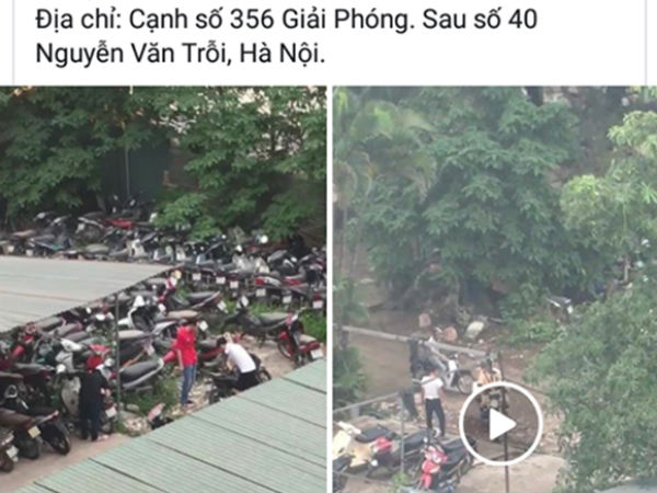 Hà Nội: Xác minh, kiểm tra clip tố CSGT cấu kết với kẻ gian lấy cắp đồ xe vi phạm
