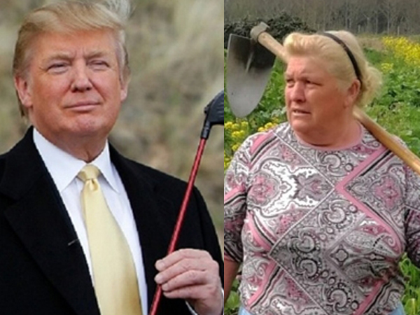 Nông phụ Tây Ban Nha bất ngờ nổi tiếng vì mái tóc giống Trump