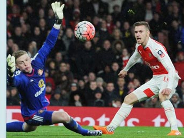 Tuyến giữa Arsenal trông cả vào Ramsey