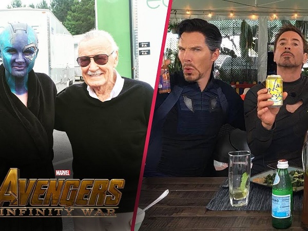 Chùm ảnh hậu trường thú vị của bom tấn Avengers: Infinity War
