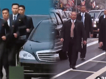 Đọ độ ngầu giữa dàn vệ sĩ của ông Kim Jong-un với mật vụ bảo vệ ông Trump-Putin-Tập