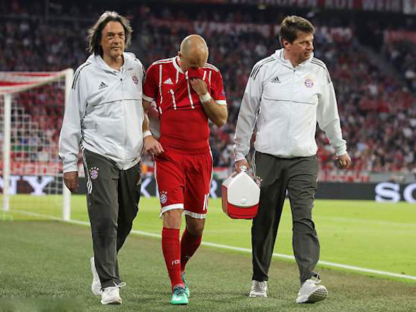 Bayern Munich vắng Robben ở trận tái đấu trên sân Real Madrid