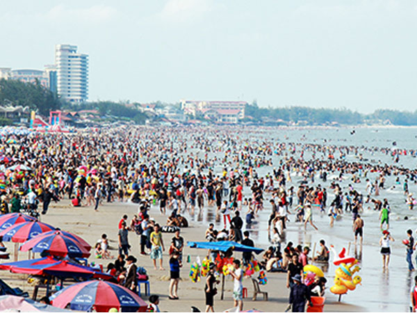 Du lịch biển bội thu dịp lễ