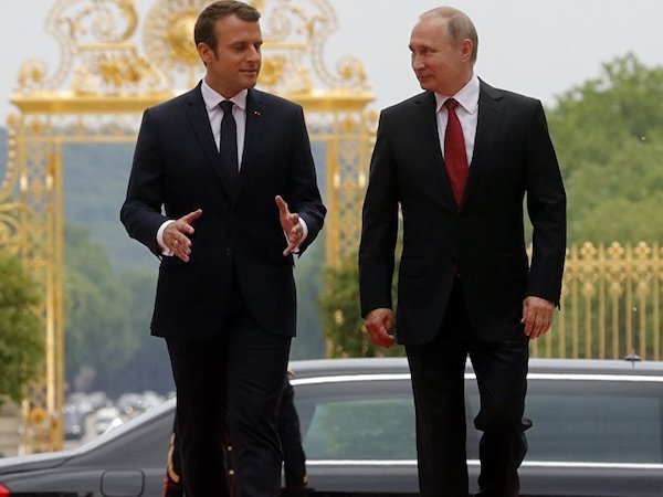 Marcon muốn có cuộc đối thoại chiến lược lịch sử với Putin