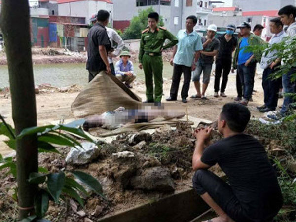Phát hiện thi thể thiếu nữ dưới ao cá ở Bắc Giang