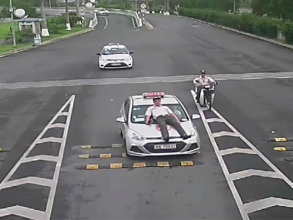 Taxi đâm nhân viên an ninh hàng không hoạt động chui ở Hà Nội