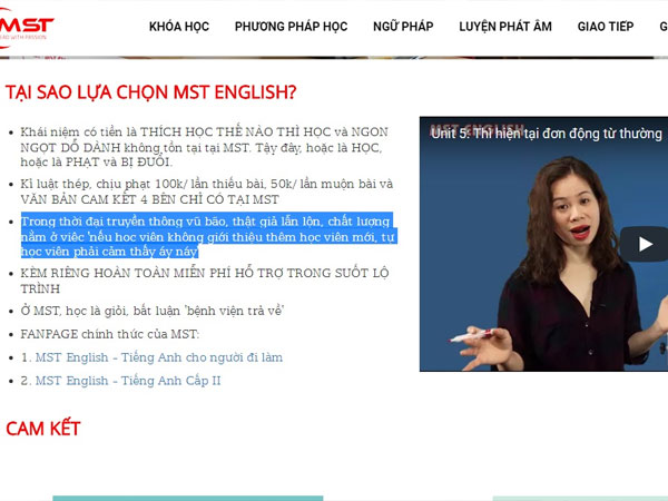 Vụ giáo viên chửi học viên là 'con lợn': Bóc tách chiêu trò quảng cáo 'câu' học viên