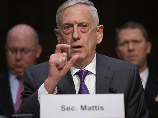Tướng Mattis kêu gọi đưa biện pháp chống TQ vào dự luật quốc phòng