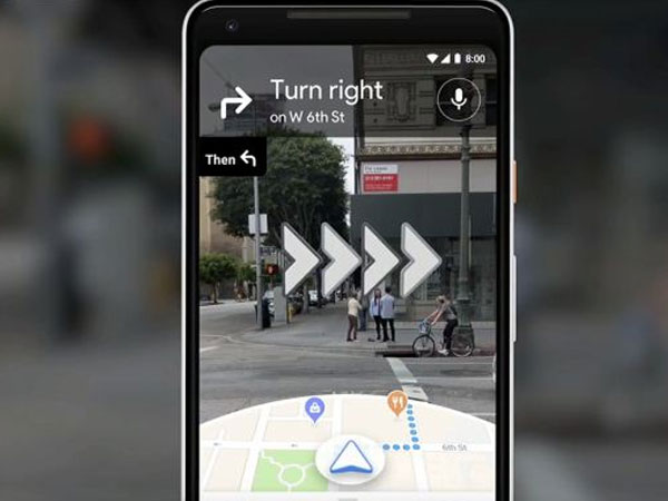 Google Maps thêm tính năng chỉ đường qua camera
