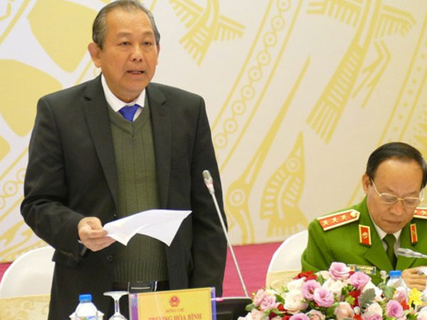 Phó thủ tướng Trương Hòa Bình chỉ đạo về thanh tra đất đai tại TP.HCM