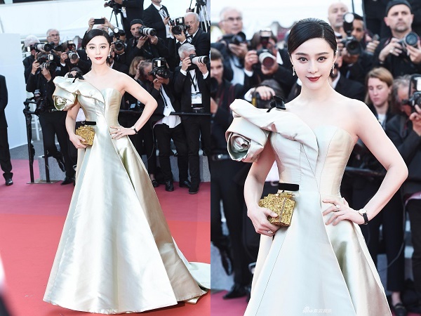 Phạm Băng Băng xuất hiện như một nữ thần trên Thảm đỏ Cannes ngày thứ 4