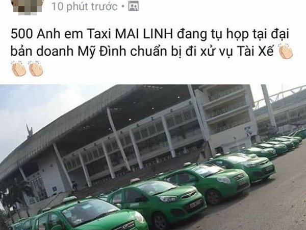 Sự thật thông tin xôn xao hàng trăm tài xế taxi Mai Linh tụ tập 'xử' người đàn ông đánh tài xế