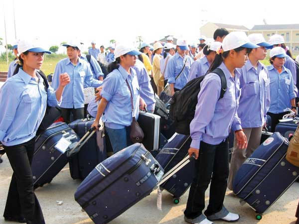 49 huyện bị cấm xuất khẩu lao động sang Hàn năm 2018