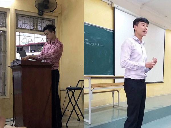 Nam giảng viên Học viện Ngân hàng nổi tiếng sau ảnh chụp lén đẹp trai