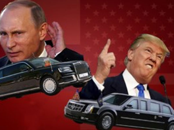 Đọ siêu xe limosine của Tổng thống Mỹ Donald Trump và Tổng thống Nga Vladimir Putin