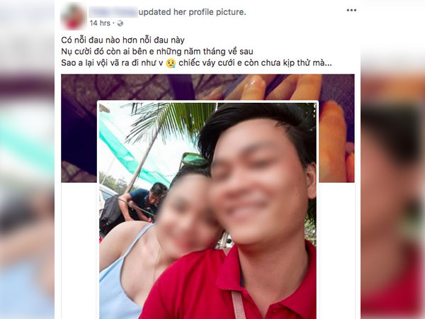 'Váy cưới em chưa kịp thử mà...' - Chia sẻ từ người vợ sắp cưới của hiệp sĩ tử vong khiến nhiều người xót xa