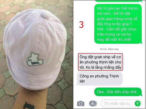 Hành khách để quên mũ của con trên taxi rồi 'hét' giá 9 triệu bắt tài xế ship trả, nếu không sẽ báo công an can thiệp