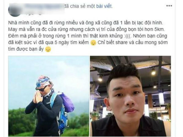 Bạn bè phượt thủ mất tích khi leo núi Tà Năng: 'Cầu mong em đủ tỉnh táo và may mắn'