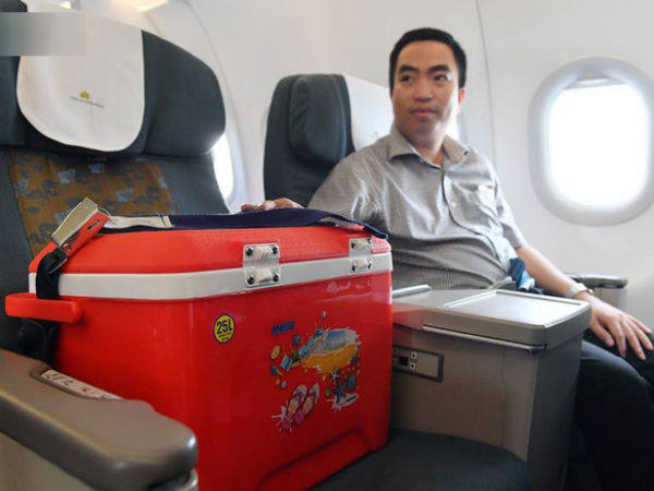 Hành khách 'đặc biệt' trong chiếc thùng lạnh trên hành trình bay gần 700km cứu người