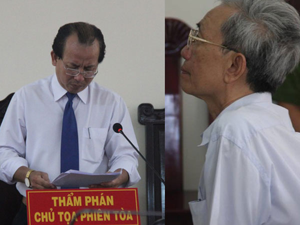 Thẩm phán Thiện nói nếu phạt tù, ông Nguyễn Khắc Thủy sẽ tìm đến cái chết