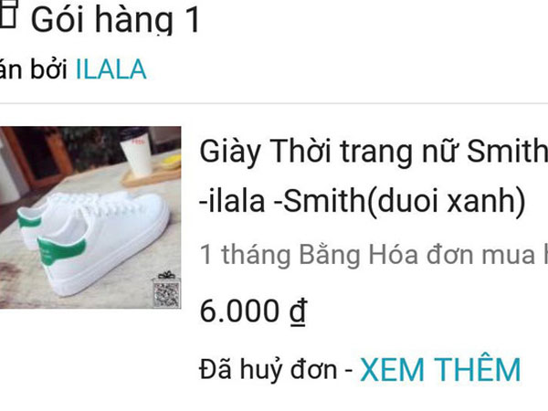 Bị hủy đơn hàng mua đôi giày 'giá sốc' 6.000 đồng, khách hàng phẫn nộ cho rằng bị Lazada lừa đảo