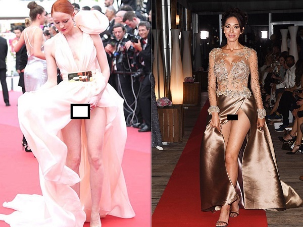 Đỏ mặt với những pha lộ hàng hớ hênh nhất thảm đỏ LHP Cannes 2018