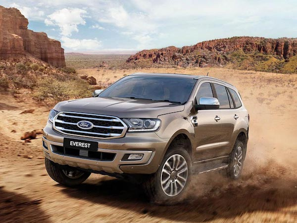 Bất ngờ, Ford Everest mới sử dụng động cơ của Ford Ranger Raptor 2018