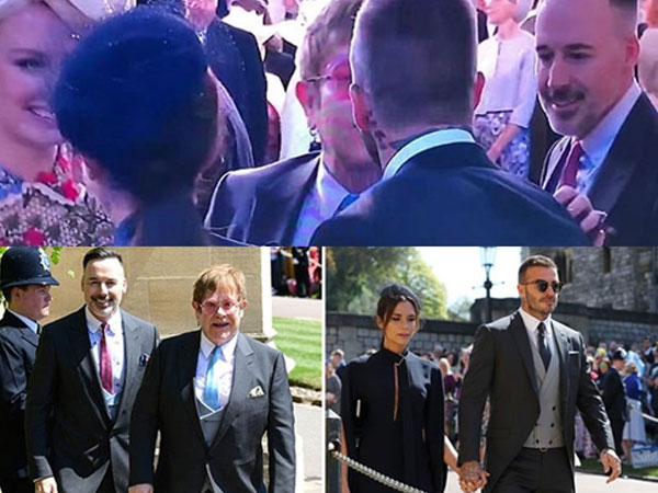 Khoảnh khắc Elton John hôn David Beckham gây xôn xao