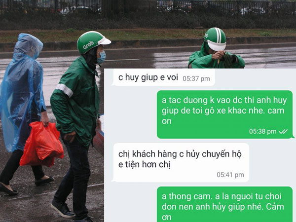 Đăng đàn tố tài xế Grab đòi hủy chuyến, người phụ nữ bị chỉ trích ngược lại vì quá cố chấp