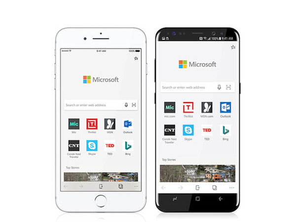 Microsoft cập nhật trình duyệt web Edge cho iOS và Android